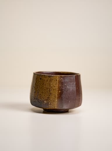 Bizen Matcha Bowl, Brown