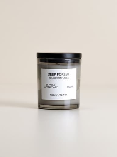 Scented candle, deep forest