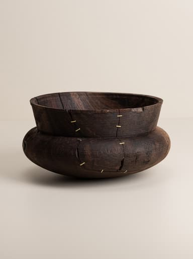 Treasure bowl with brass tie