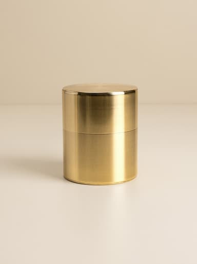 Tea caddy, medium, wide