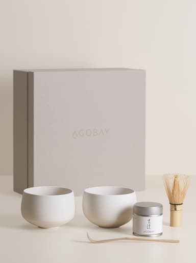 Ceremonial pair matcha set